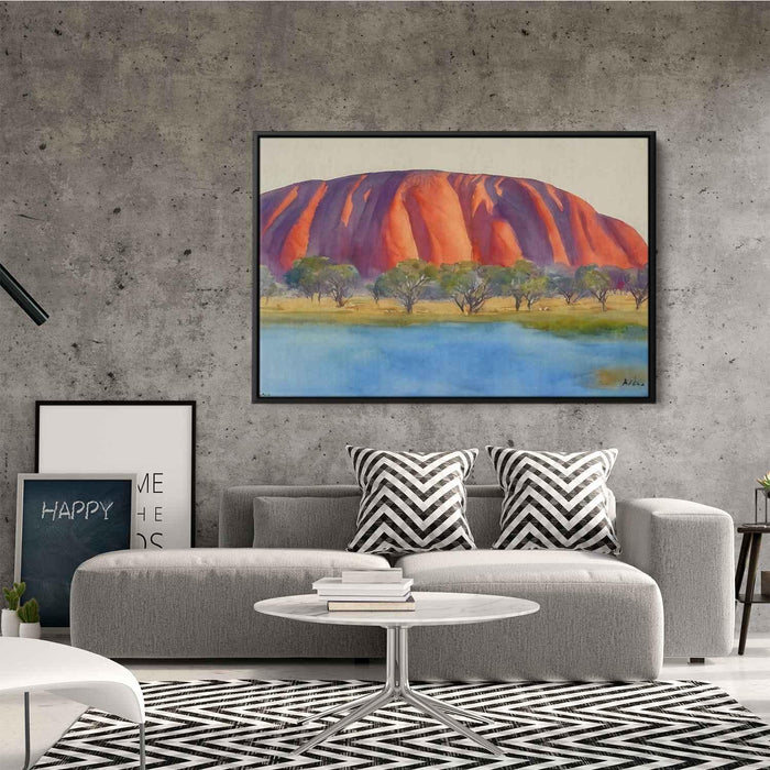 Watercolor Uluru #117 - Kanvah