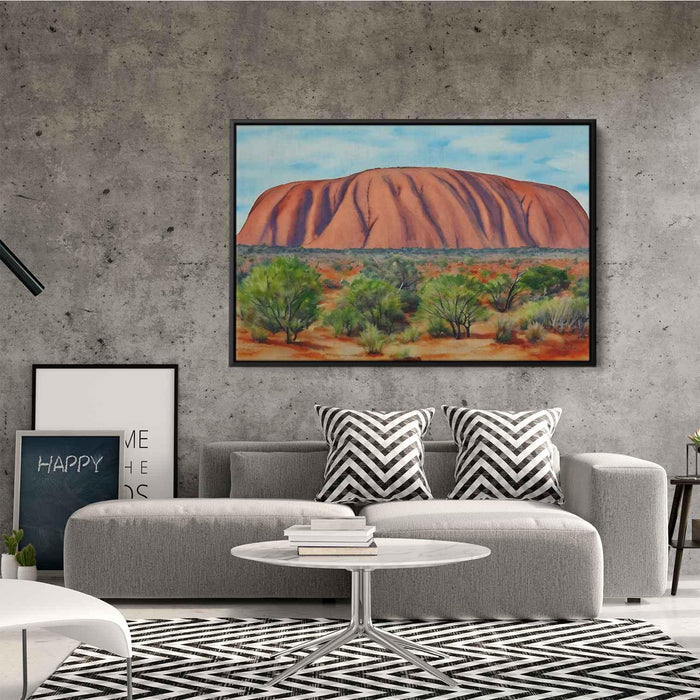 Watercolor Uluru #126 - Kanvah