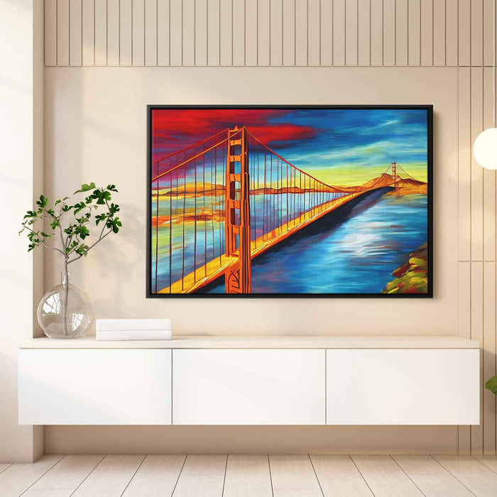 Abstract Golden Gate Bridge #114 - Kanvah