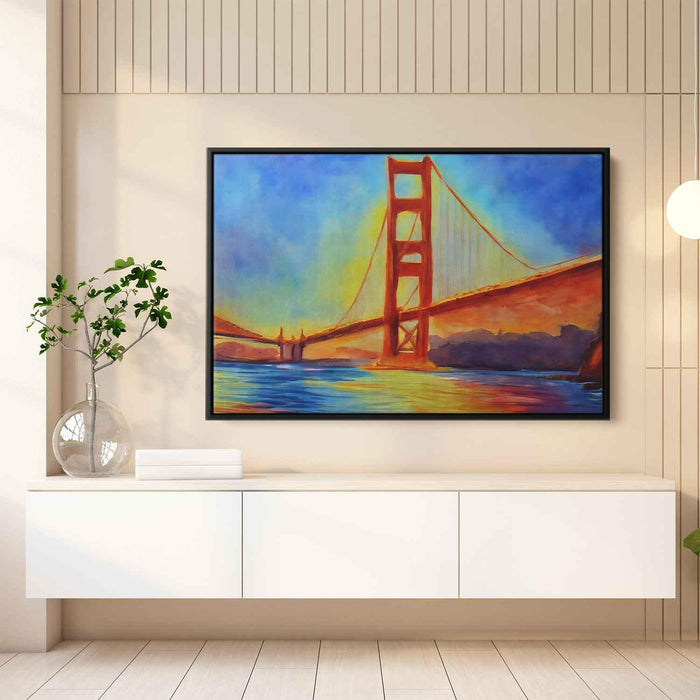 Abstract Golden Gate Bridge #117 - Kanvah