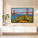 Abstract Golden Gate Bridge #128 - Kanvah