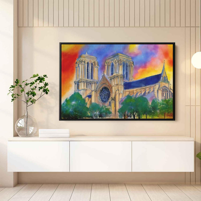 Abstract Notre Dame Cathedral #124 - Kanvah