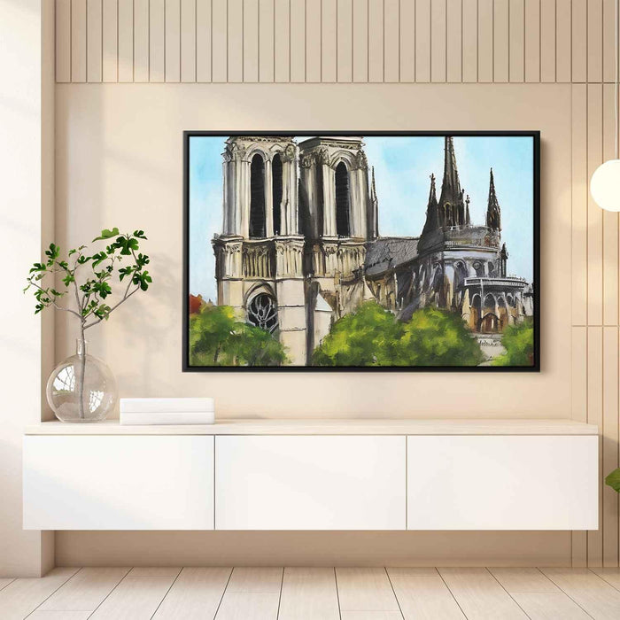 Abstract Notre Dame Cathedral #128 - Kanvah