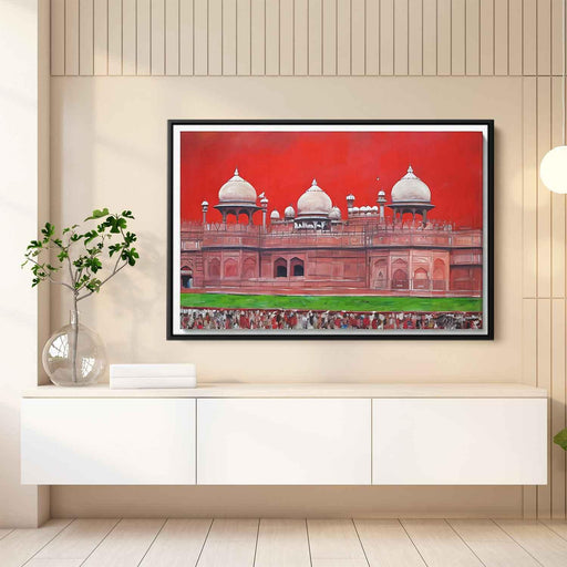 Abstract Red Fort #118 - Kanvah