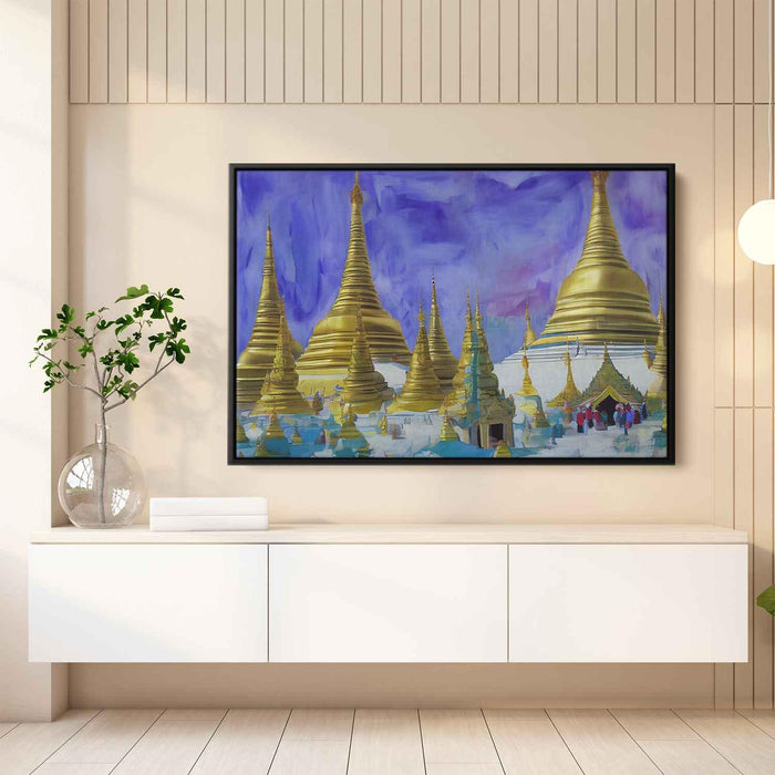 Abstract Shwedagon Pagoda #128 - Kanvah