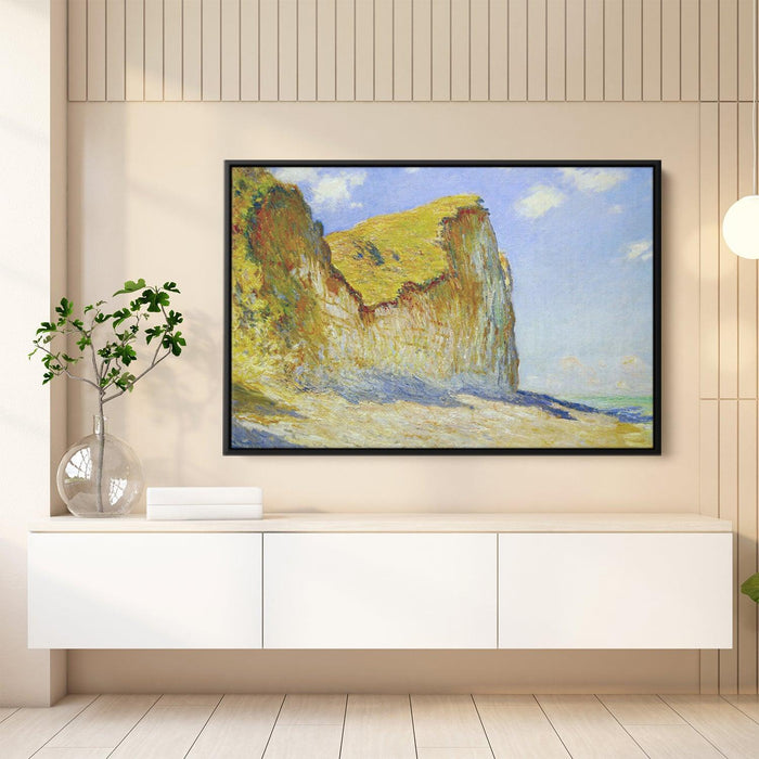 Cliffs near Pourville by Claude Monet - Canvas Artwork