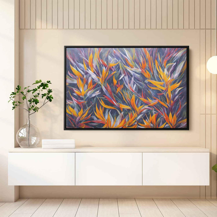 Contemporary Oil Birds of Paradise #124 - Kanvah