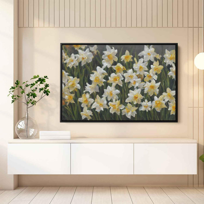 Contemporary Oil Daffodils #103 - Kanvah