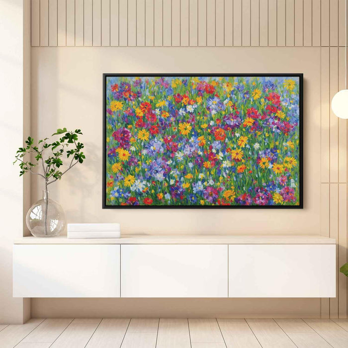 Cubist Oil Wild Flowers #124 - Kanvah