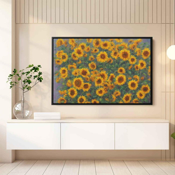 Enchanting Abstract Sunflowers #103 - Kanvah