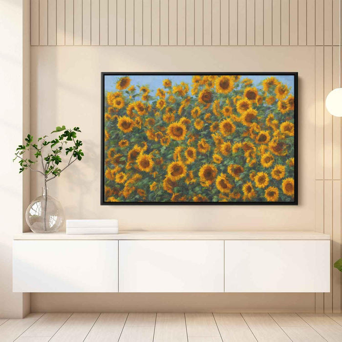 Enchanting Abstract Sunflowers #117 - Kanvah