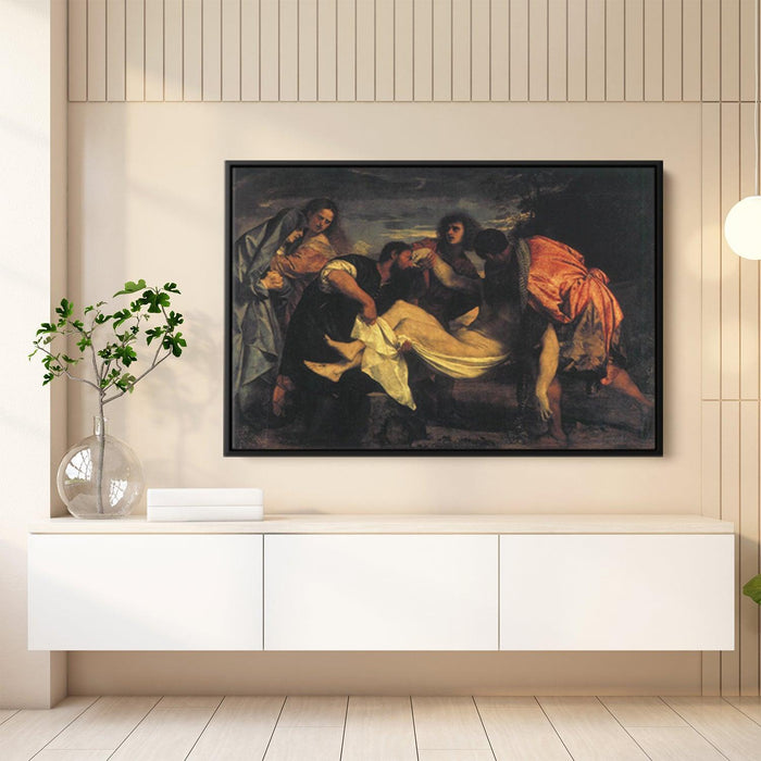 Entombment of Christ by Titian - Canvas Artwork