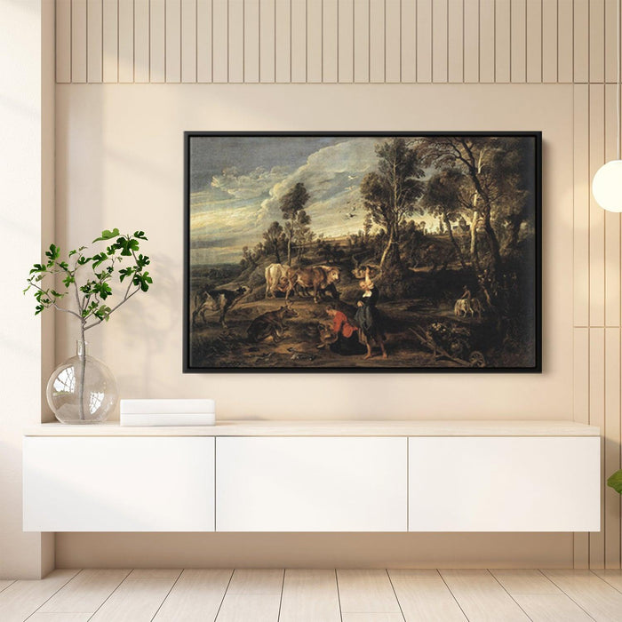 Farm at Laken by Peter Paul Rubens - Canvas Artwork