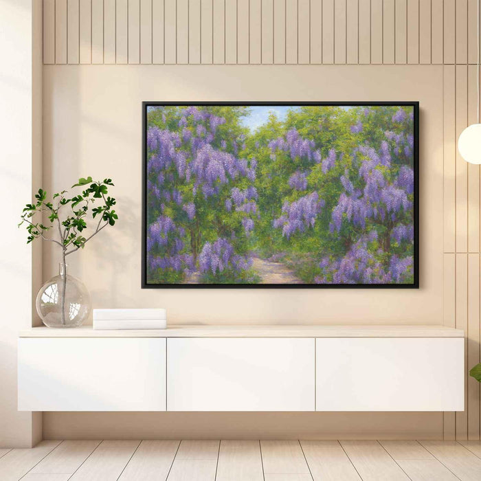 Impressionist Oil Wisteria #128 - Kanvah