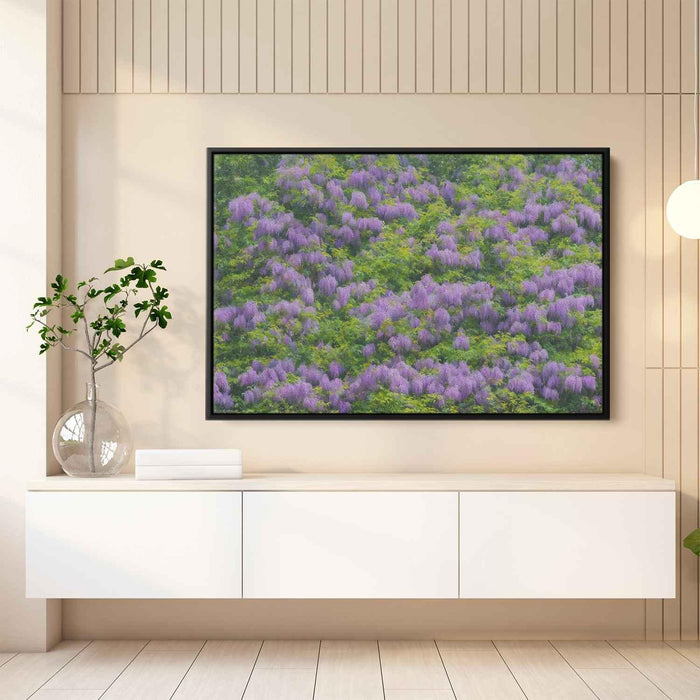 Impressionist Oil Wisteria #140 - Kanvah