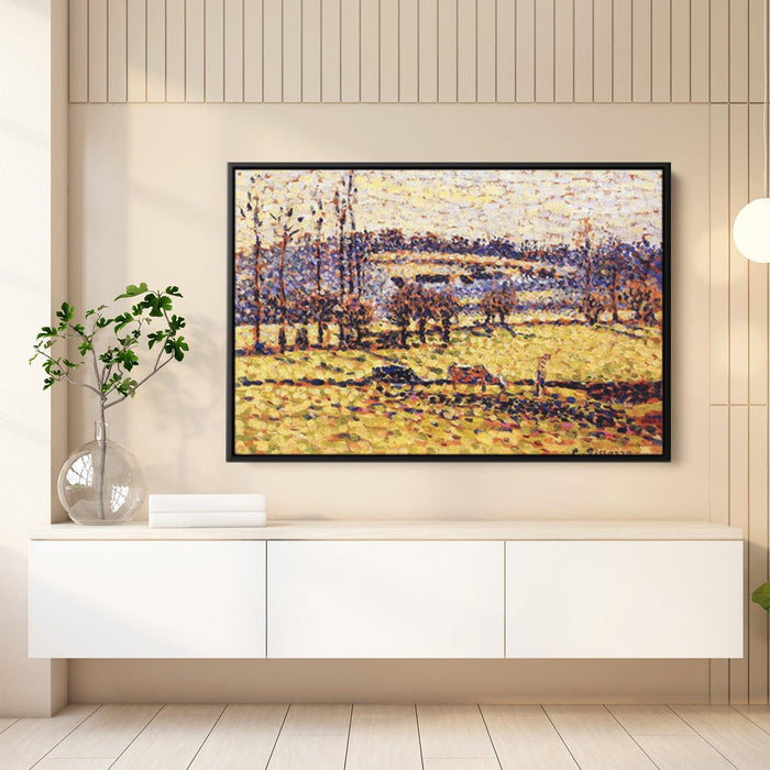 Meadow at Bazincourt by Camille Pissarro - Canvas Artwork