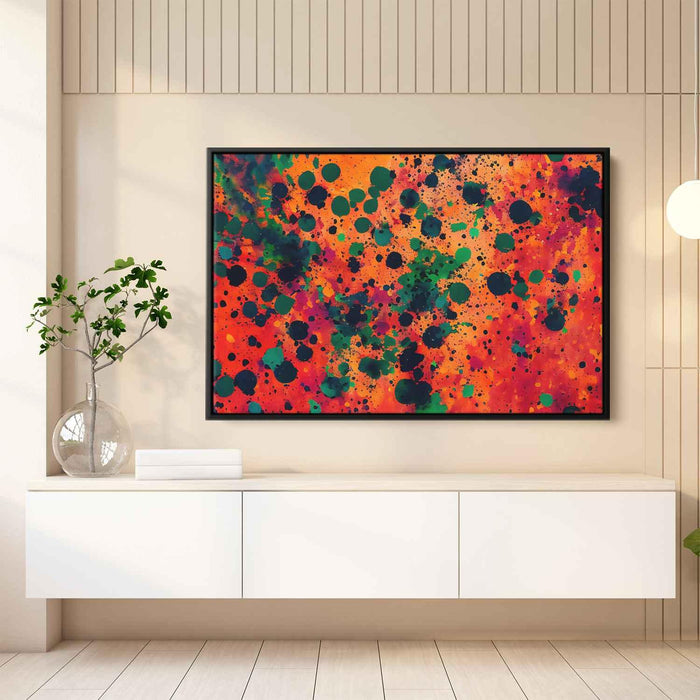 Orange Abstract Splatter #117 - Kanvah