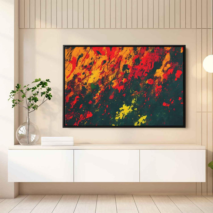 Orange Abstract Splatter #128 - Kanvah