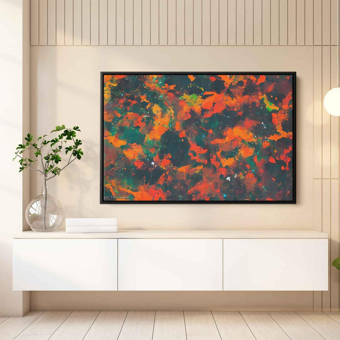 Orange Abstract Splatter #136 - Kanvah