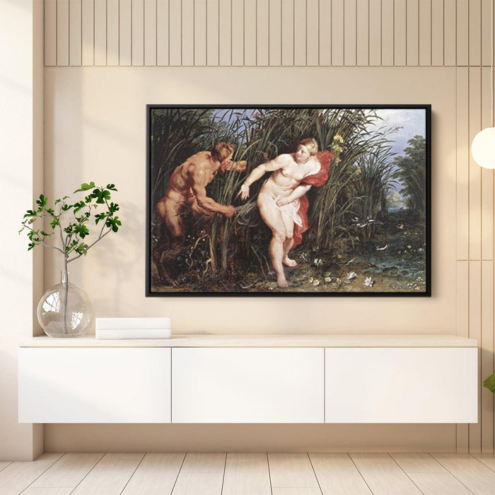 Pan and Syrinx by Peter Paul Rubens - Canvas Artwork