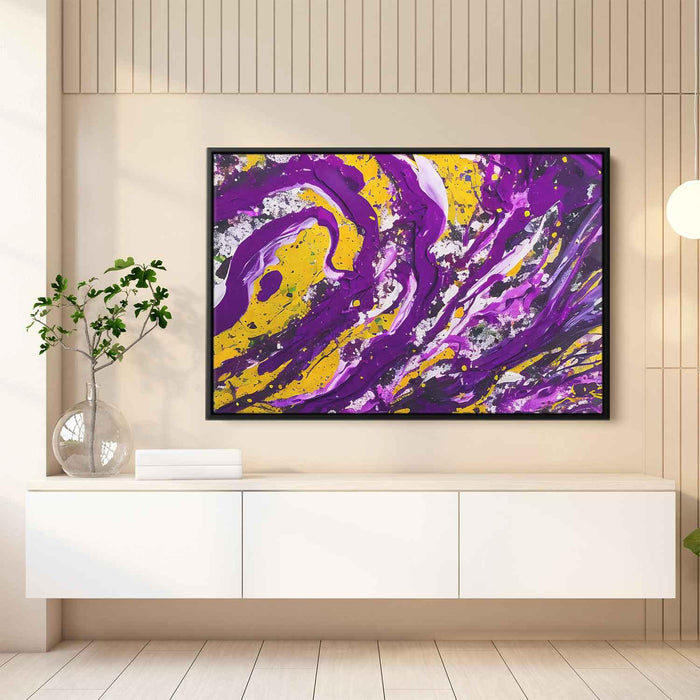 Purple Abstract Splatter #133 - Kanvah