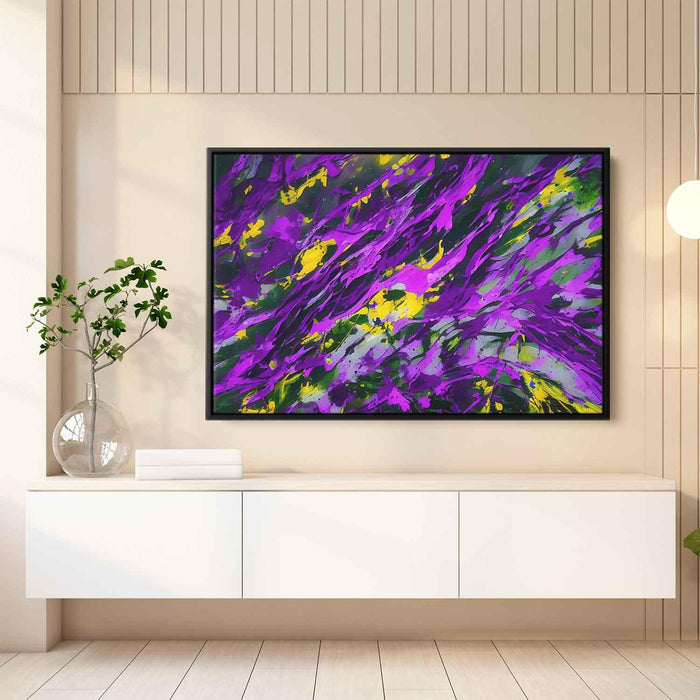 Purple Abstract Splatter #135 - Kanvah