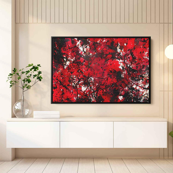 Red Abstract Splatter #103 - Kanvah