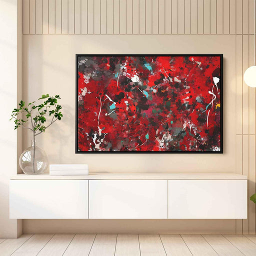 Red Abstract Splatter #124 - Kanvah