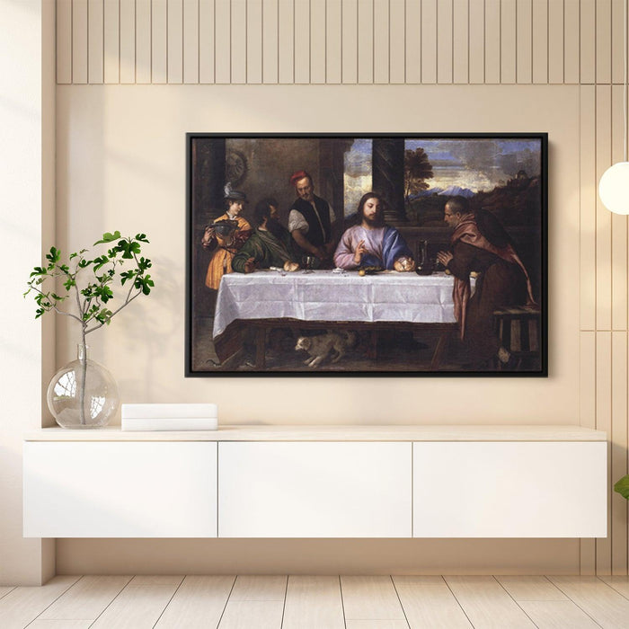 Supper at Emmaus by Titian - Canvas Artwork