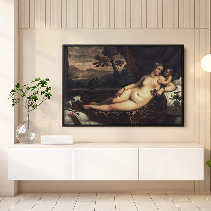 Venus and Cupid by Titian - Canvas Artwork