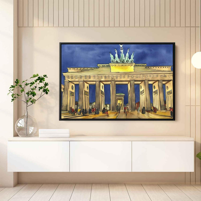 Watercolor Brandenburg Gate #136 - Kanvah