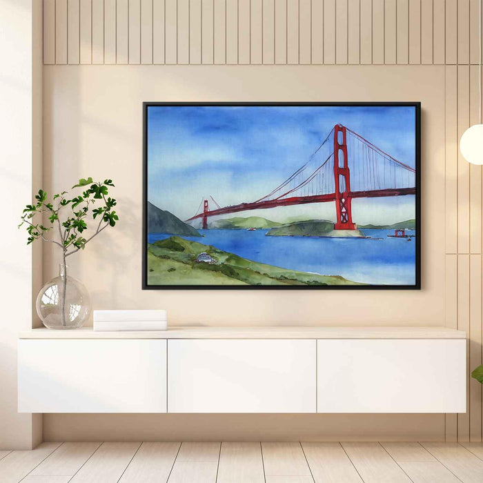 Watercolor Golden Gate Bridge #103 - Kanvah