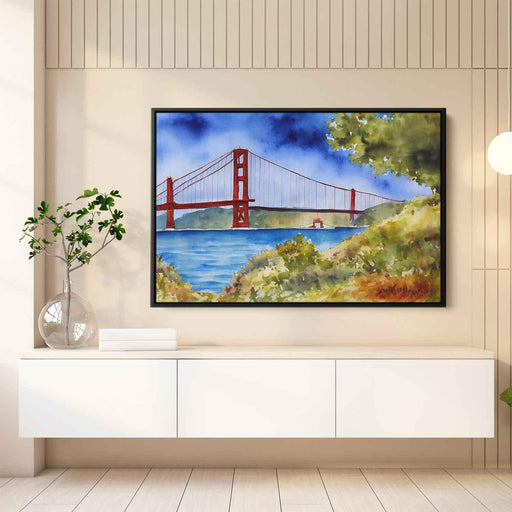 Watercolor Golden Gate Bridge #111 - Kanvah