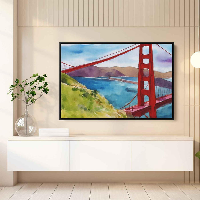 Watercolor Golden Gate Bridge #128 - Kanvah