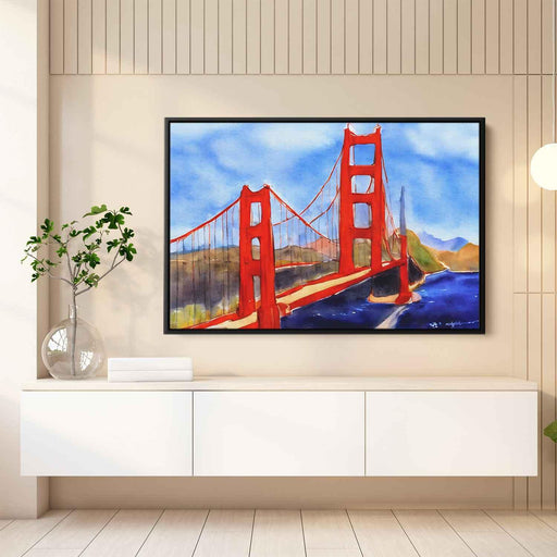 Watercolor Golden Gate Bridge #133 - Kanvah