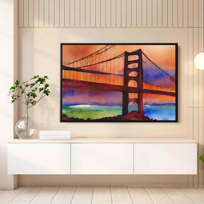 Watercolor Golden Gate Bridge #134 - Kanvah