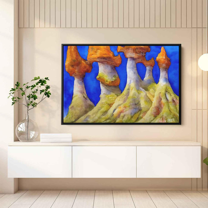 Watercolor Hoodoo formations #136 - Kanvah