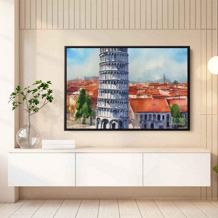 Watercolor Leaning Tower of Pisa #103 - Kanvah