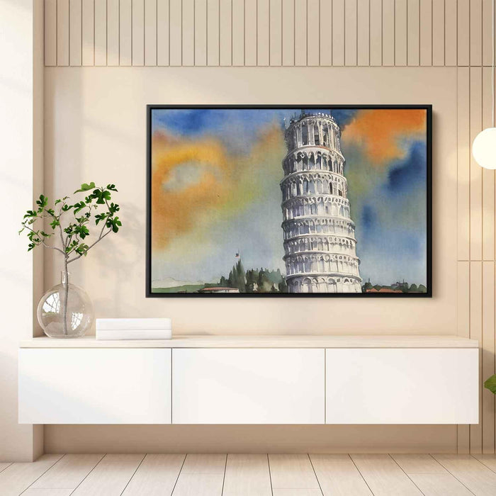 Watercolor Leaning Tower of Pisa #118 - Kanvah