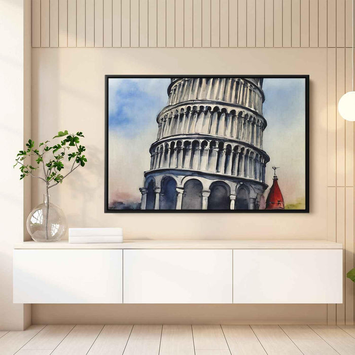 Watercolor Leaning Tower of Pisa #127 - Kanvah