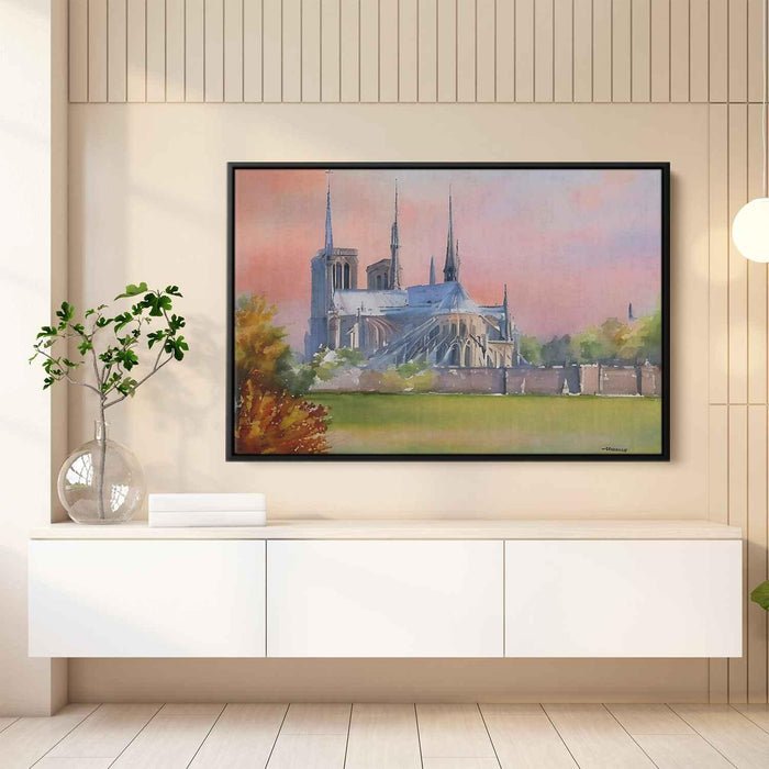 Watercolor Notre Dame Cathedral #107 - Kanvah