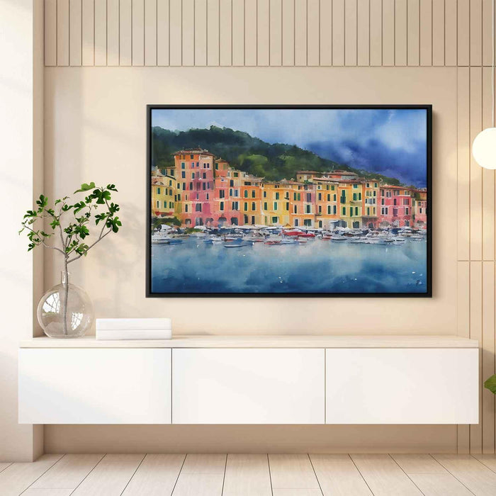 Watercolor Portofino #134 - Kanvah