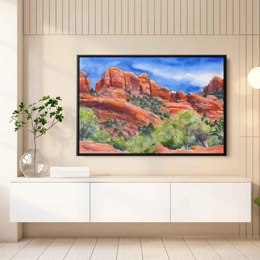 Watercolor Sedona Red Rocks #118 - Kanvah