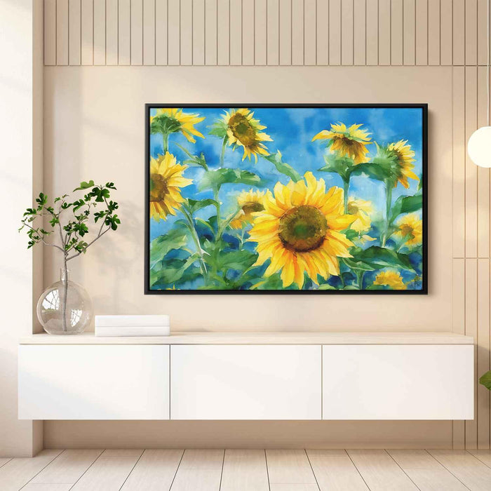 Watercolor Sunflower #126 - Kanvah