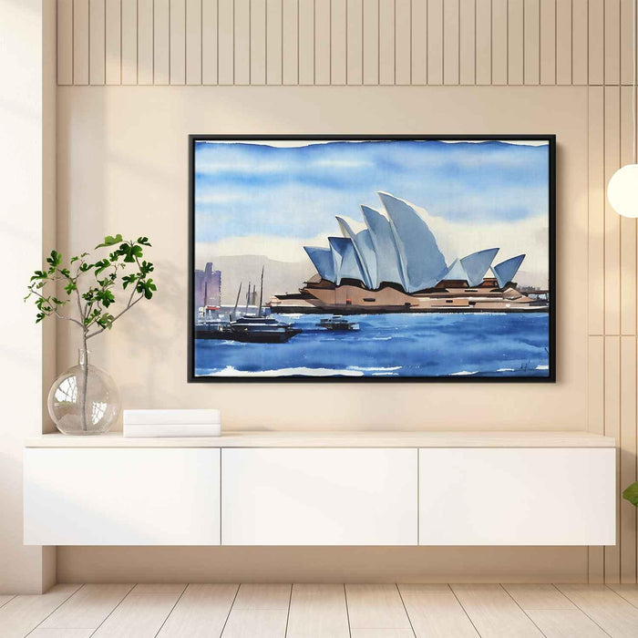 Watercolor Sydney Opera House #114 - Kanvah