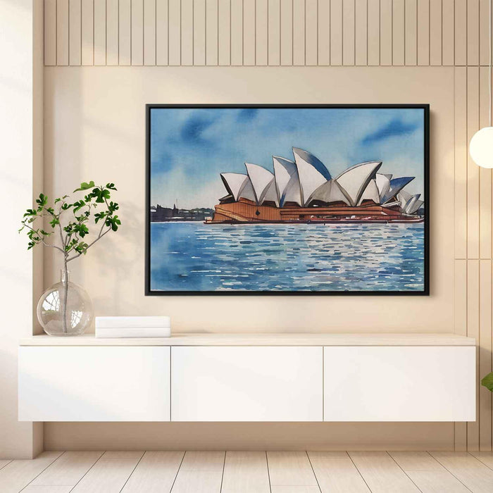 Watercolor Sydney Opera House #117 - Kanvah