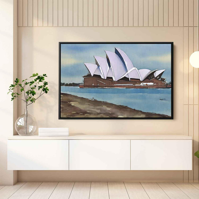 Watercolor Sydney Opera House #124 - Kanvah