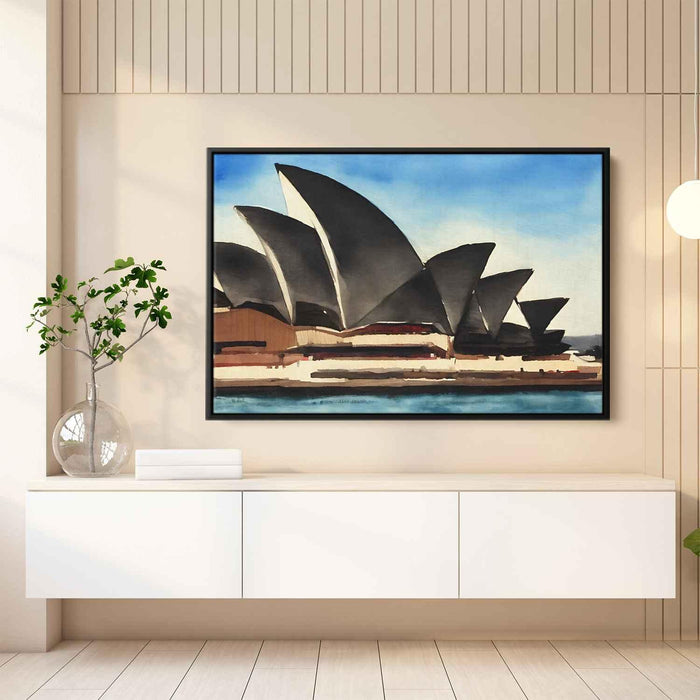 Watercolor Sydney Opera House #134 - Kanvah