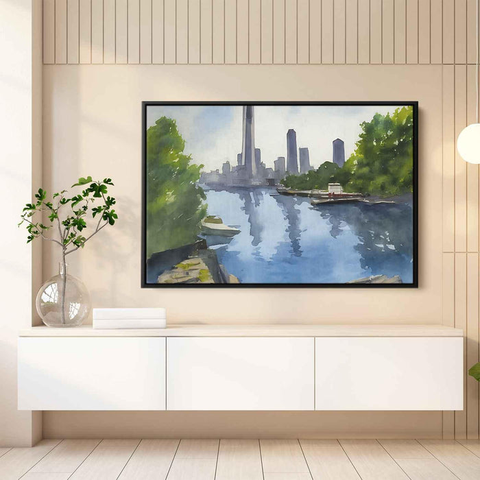 Watercolor CN Tower #128 - Kanvah