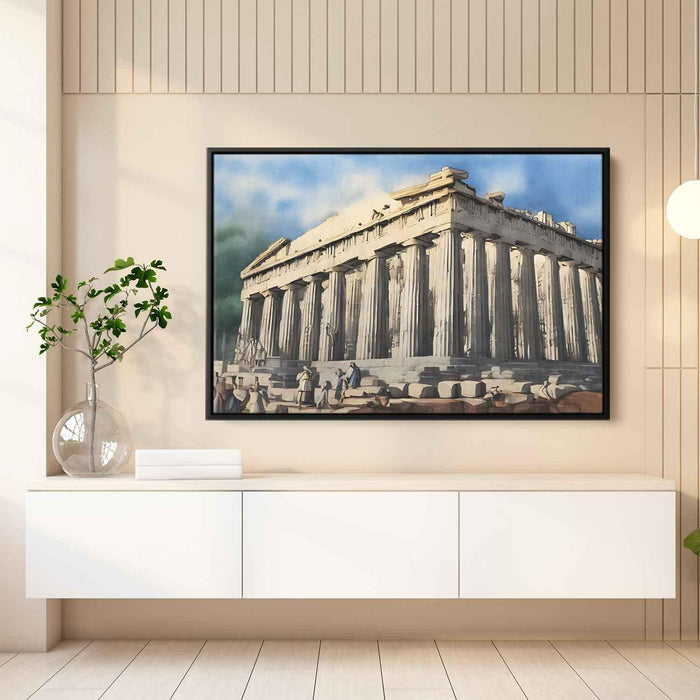 Watercolor Parthenon #107 - Kanvah